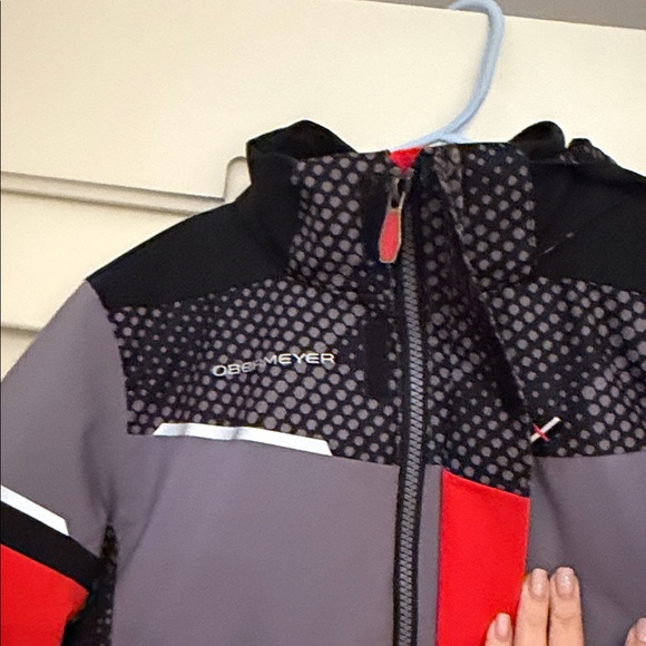 Kids Red and Gray Jacket - Picture 3 of 4